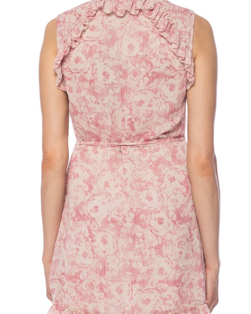 All Saints Priyaya Wrap Dress - Image 4