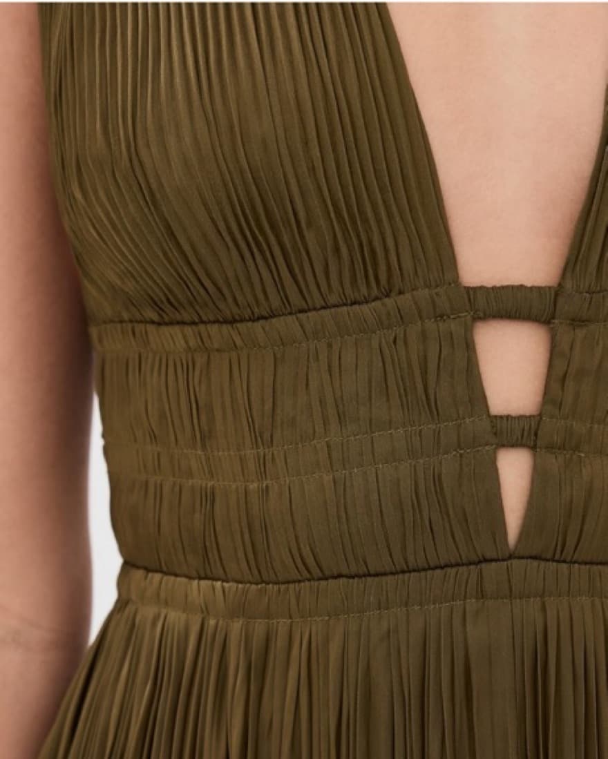 Ulla Johnson Veda Gown - Olive - Image 6