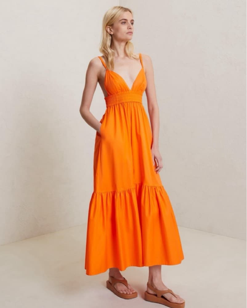 Orange ALC Rhodes Dress  - Image 2