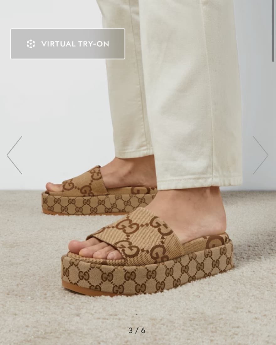 Gucci platform Sandals Size 38 - Image 3