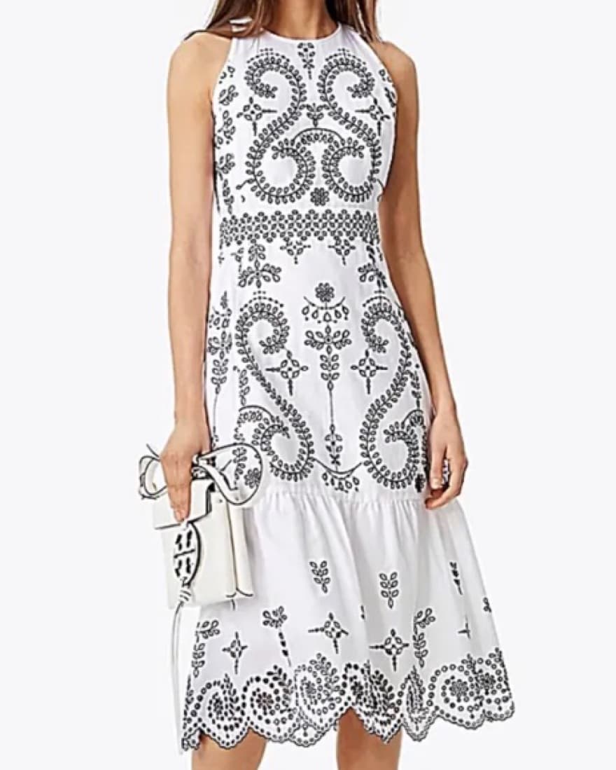 Tory Burch Embroidered Dress - Image 1