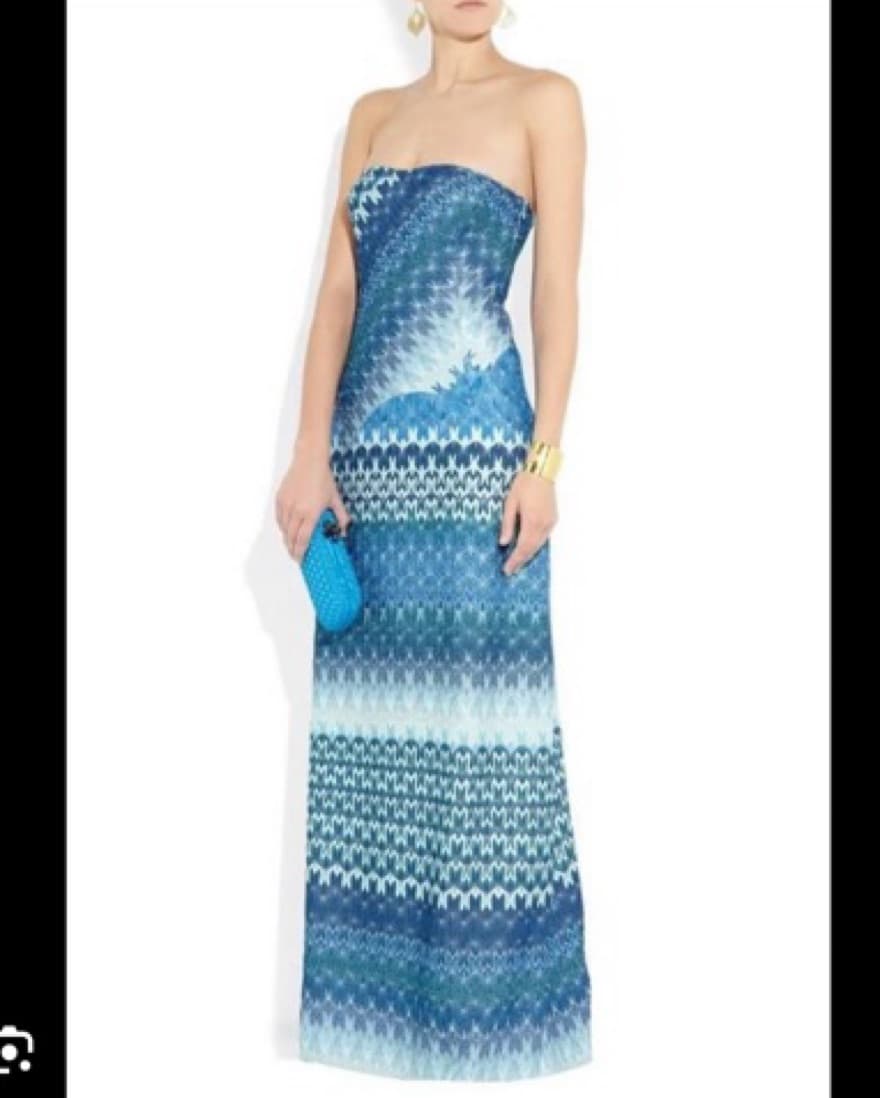 Missoni Blue Gown - Image 3
