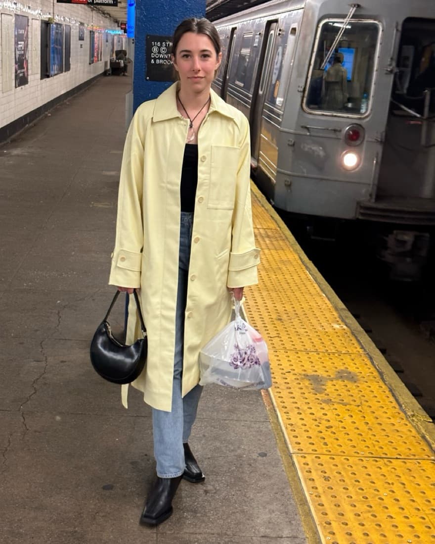Proenza White Label Faux Leather Trench - Image 5