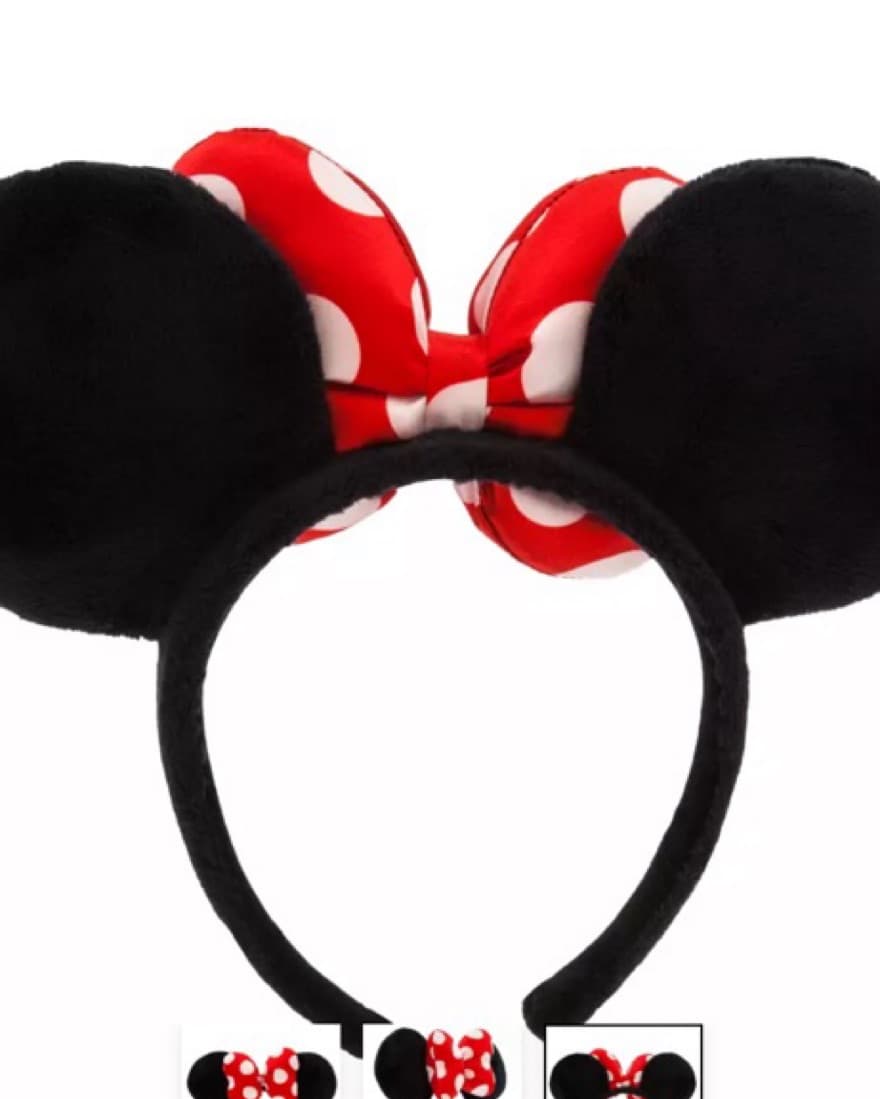 Minnie Mouse Polka Dot Ear Headband  - Image 3