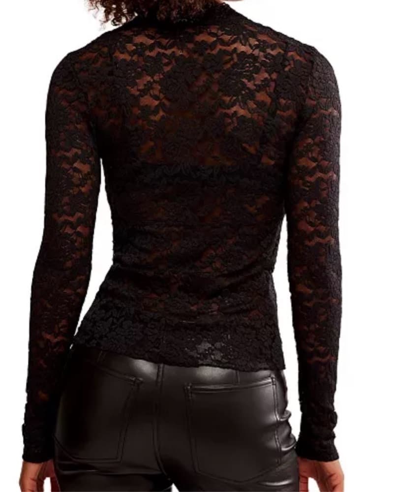Black Lace Top - Image 2