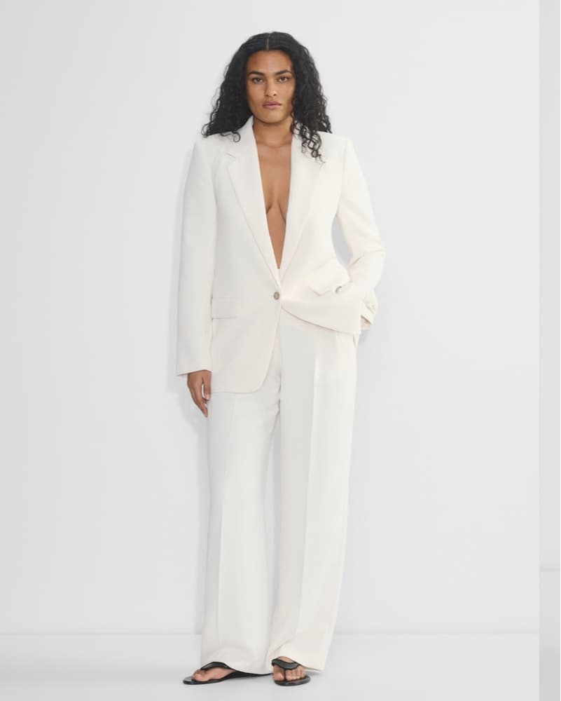 White effortless Aritzia pants - Image 1