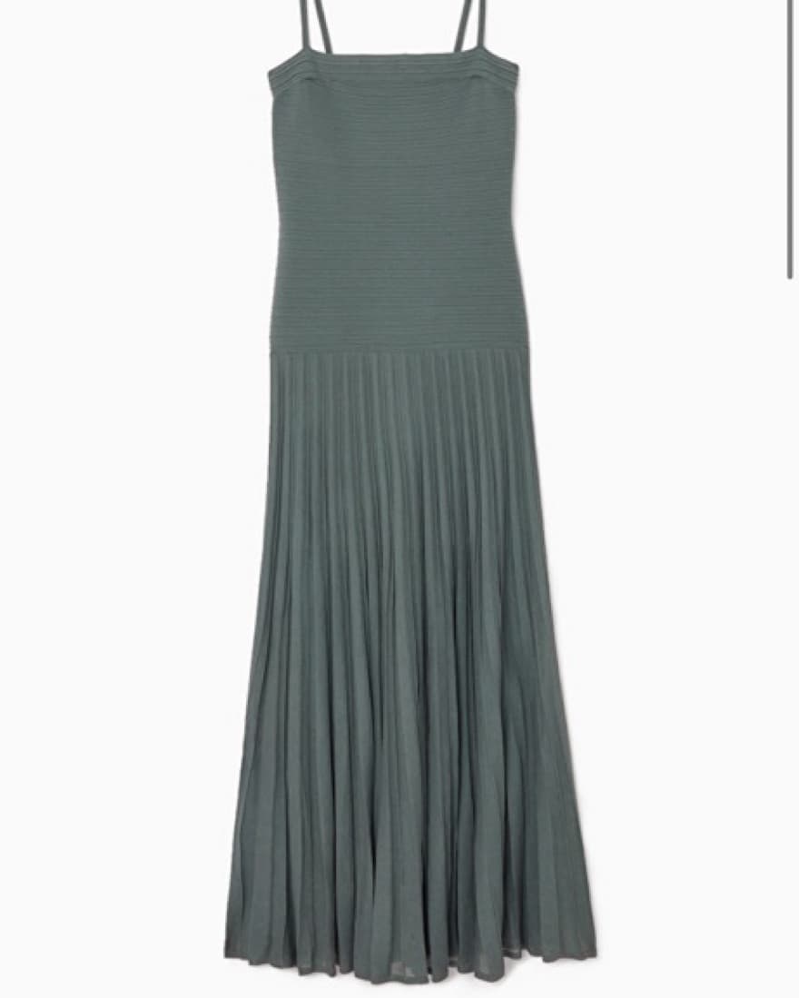BLUE COS Pleated Knit Maxi Dress  - Image 2