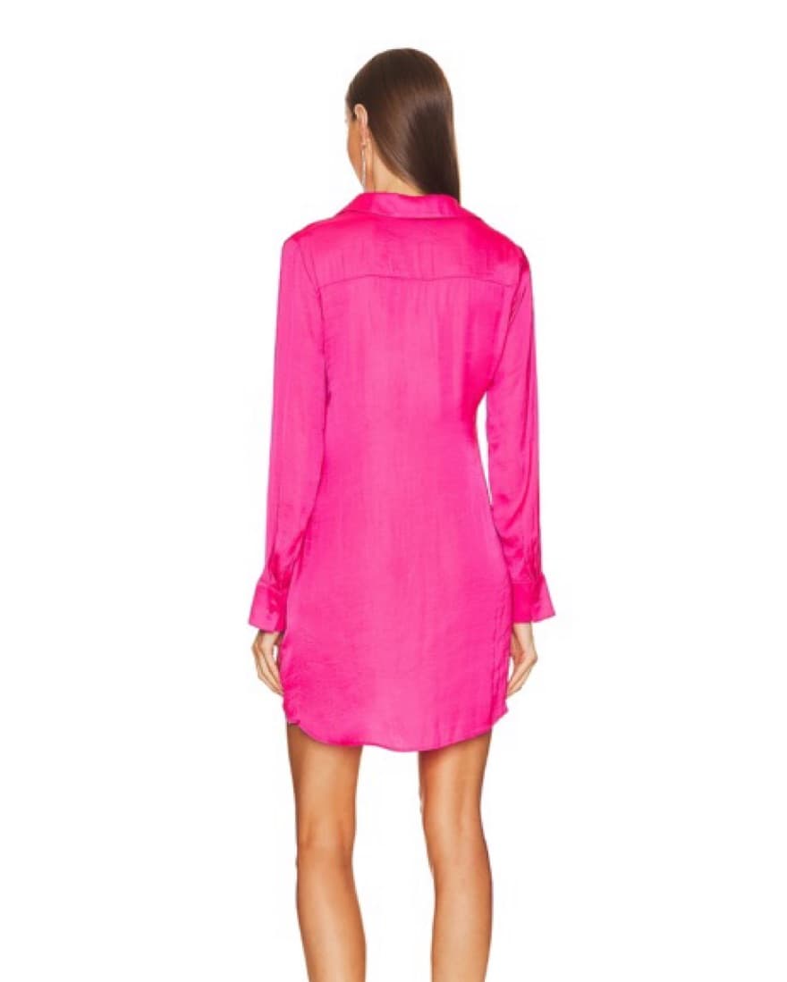 Pink Button Up Dress  - Image 3