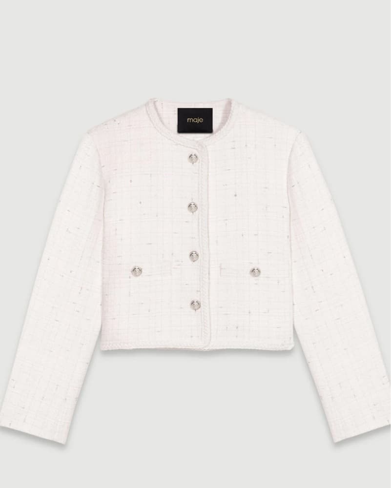 Maje Tweed Jacket - Image 1