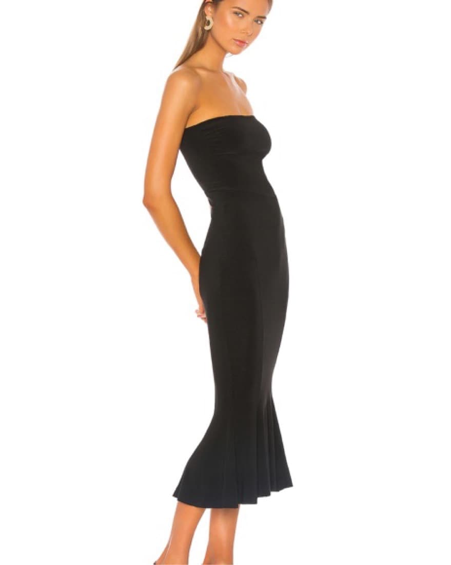 Normal Kamali Strapless Fishtail Dress - Image 3