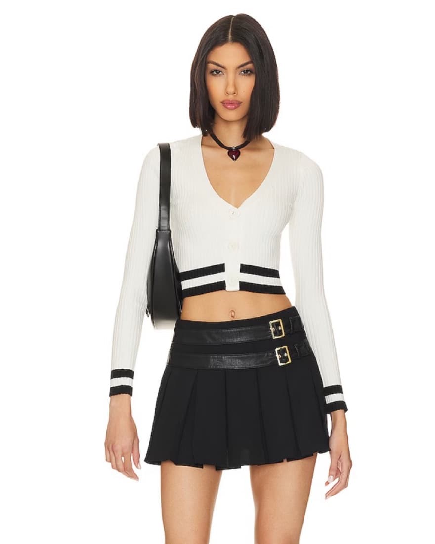 Amanda Uprichard Black Sanders Skort - Image 2