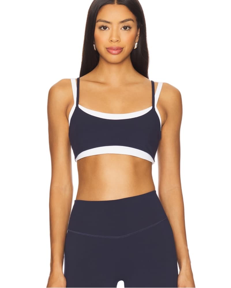 FORM laywred sports bra in navy - Image 1