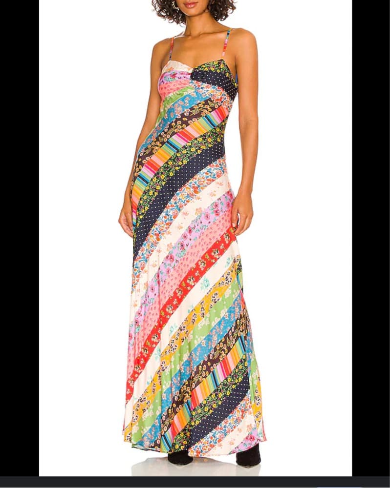 Free People Fiona Patchwork Maxi Dress - Image 1