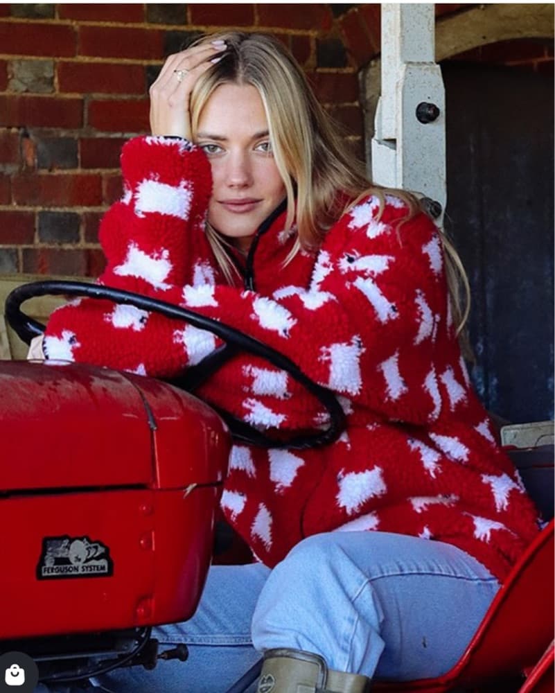 Rowing Blazers Sheep Sherpa Jacket - Image 3