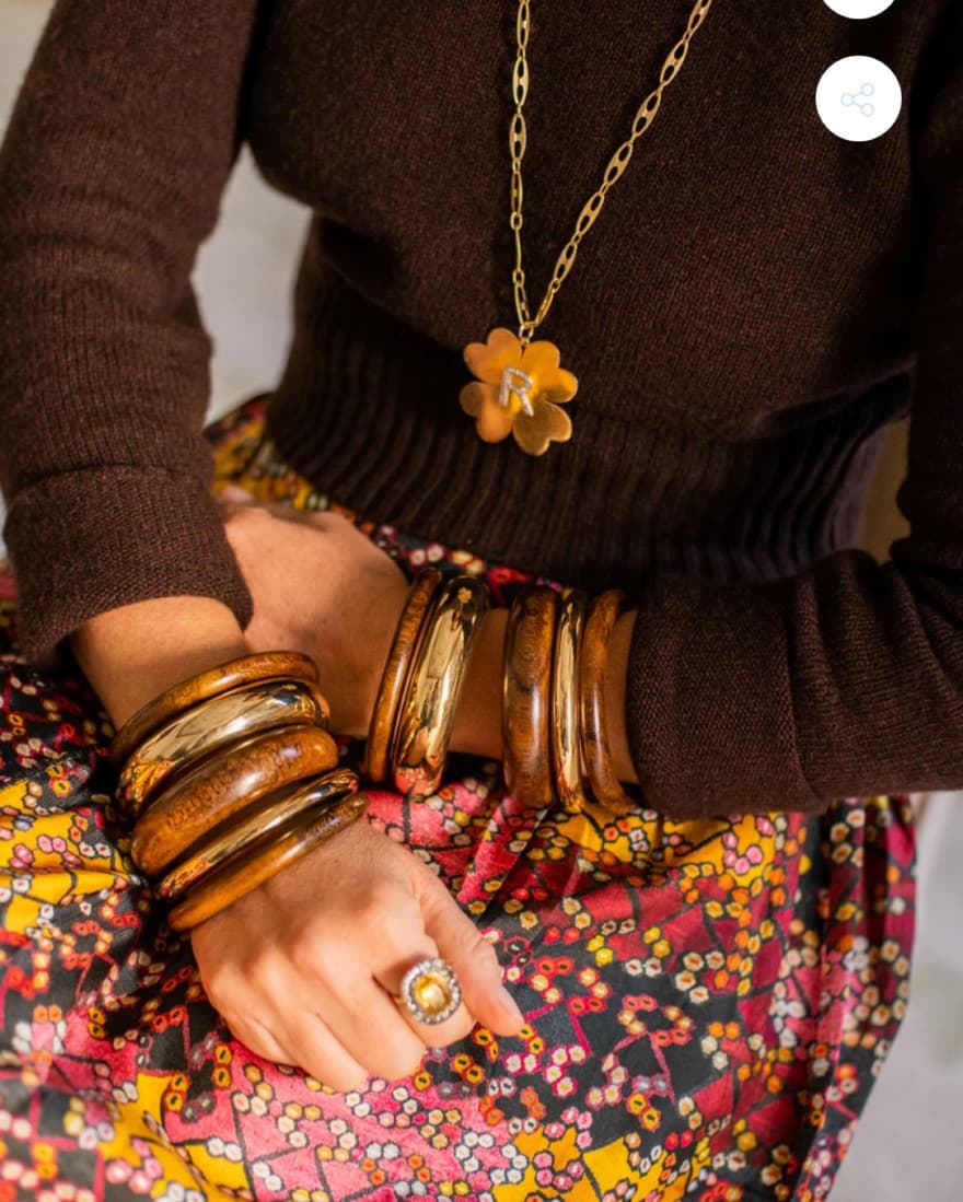 Gold Bangles Rebecca De Ravenel - Image 1
