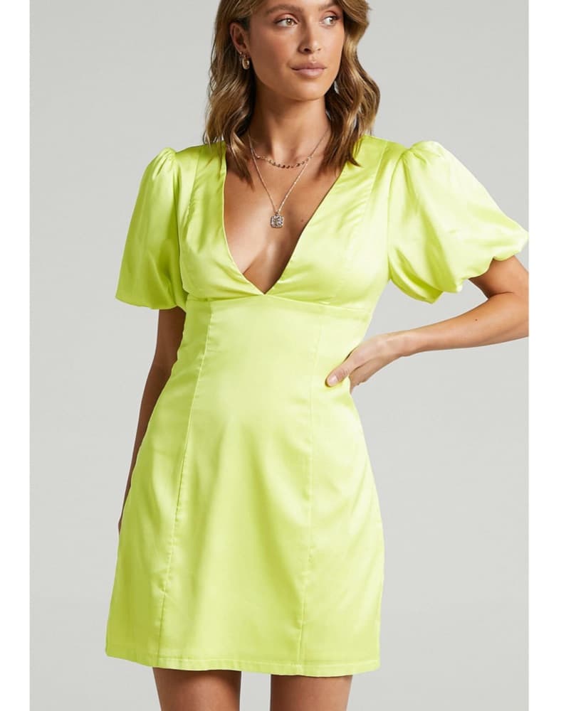 Lime Green Dress  - Image 2