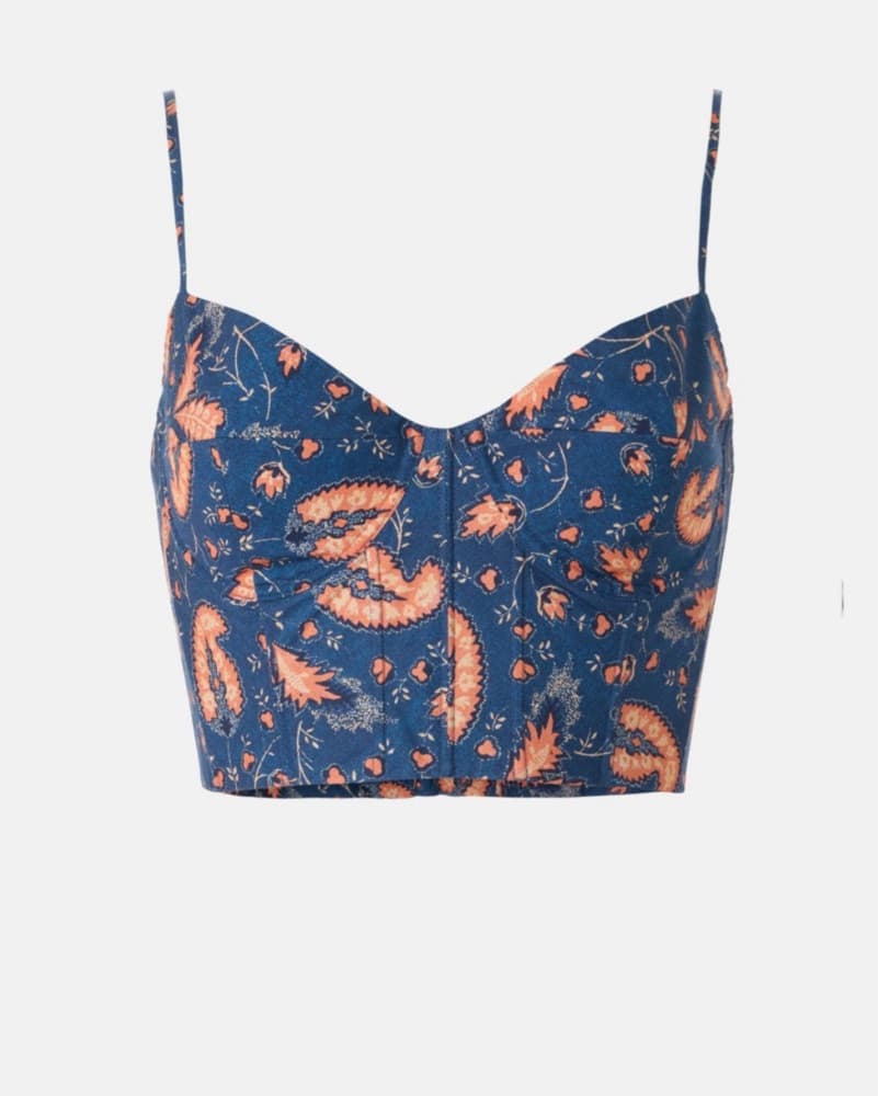 Polo Ralph Lauren Printed Bustier Top - Image 2