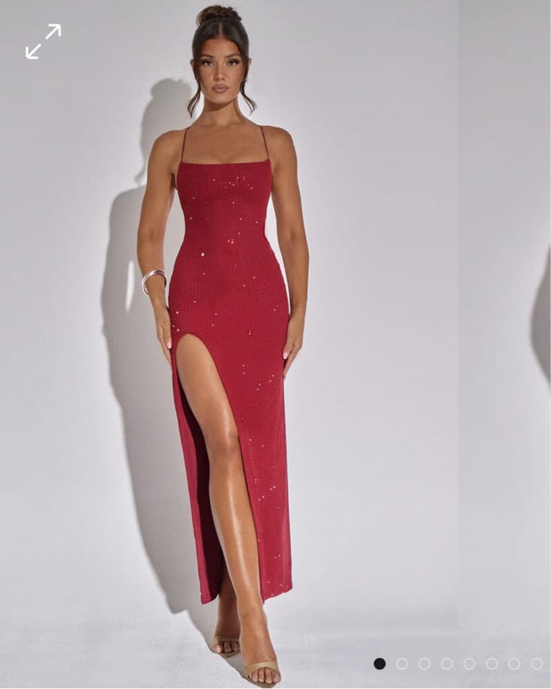 new year party red dress big batsby - Image 2