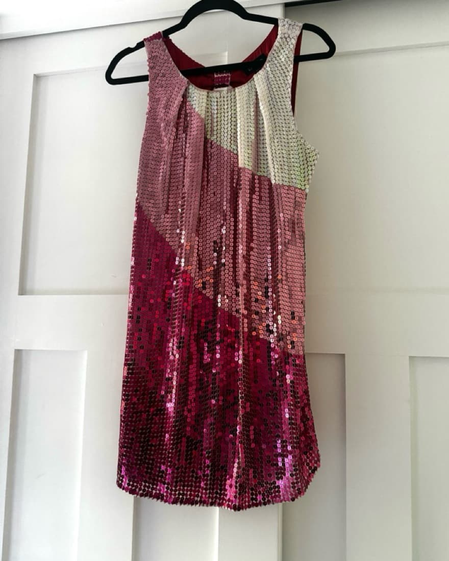 Hannah Montana Pink Sequin Dress - Image 2