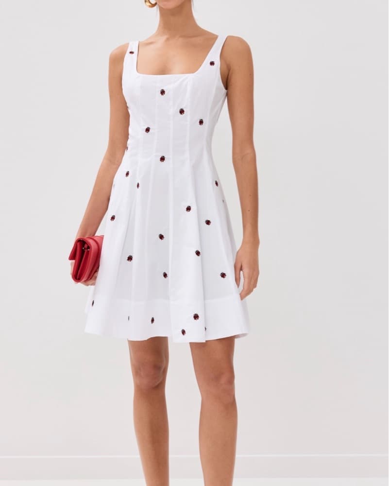 Staud Lady Bug Dress - Image 3