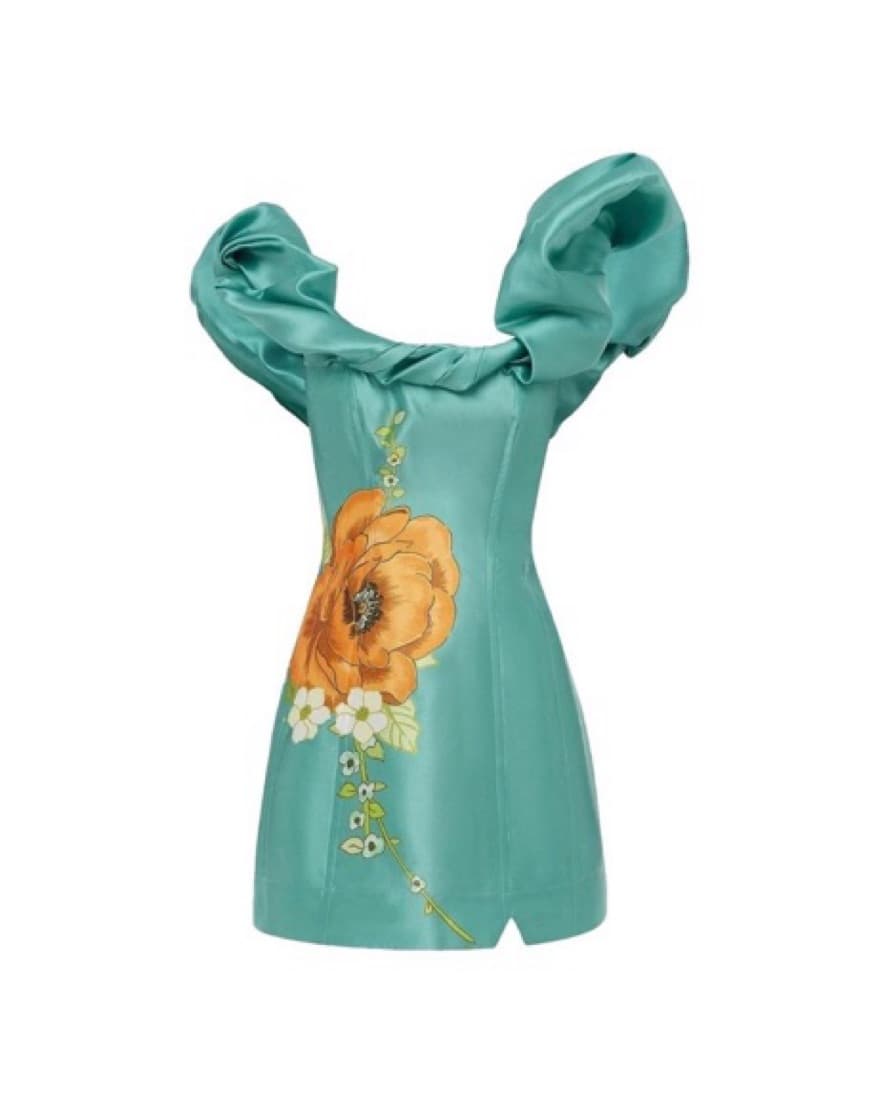 Alemais Regent Jade Mini Dress - Image 1