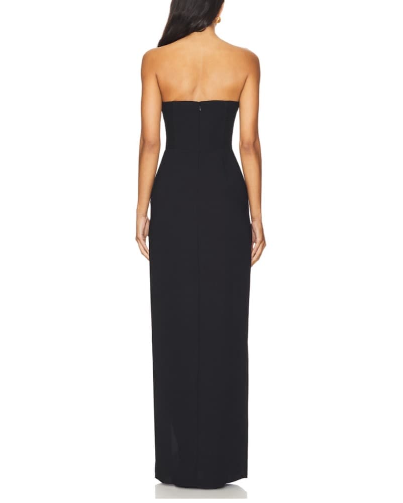 Ivy Gown In Black Amanda Uprichard - Image 3