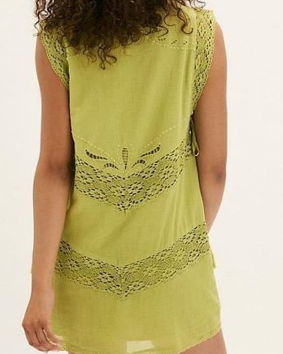 Women's Yellow Winifred Mini Dress - Image 3