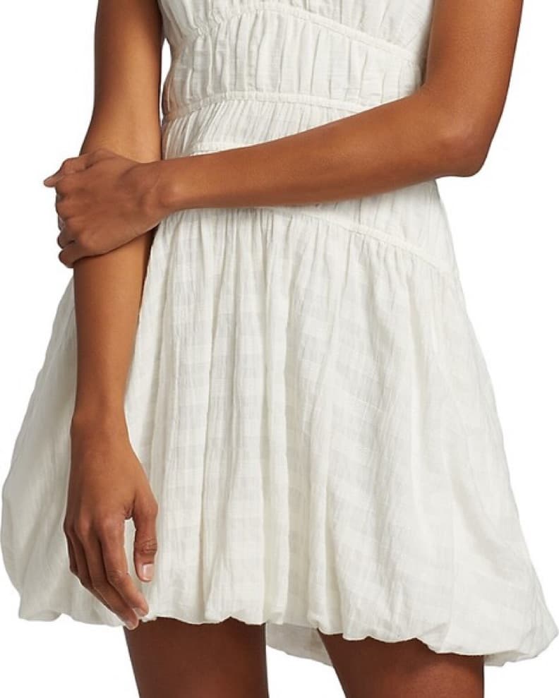 Jonathan Simkhai Bea Gauze Halter Dress - Image 3