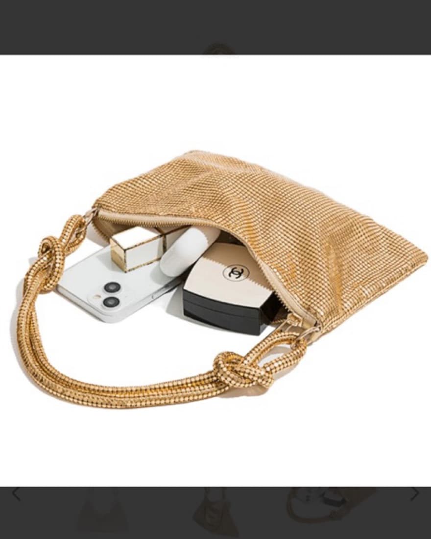Gold Sparkly Purse - Image 3
