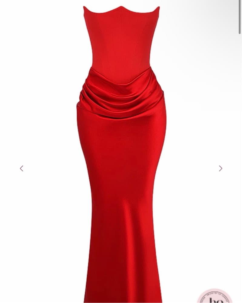 House Of CB red PERSEPHONE Dress Small+ - Image 3