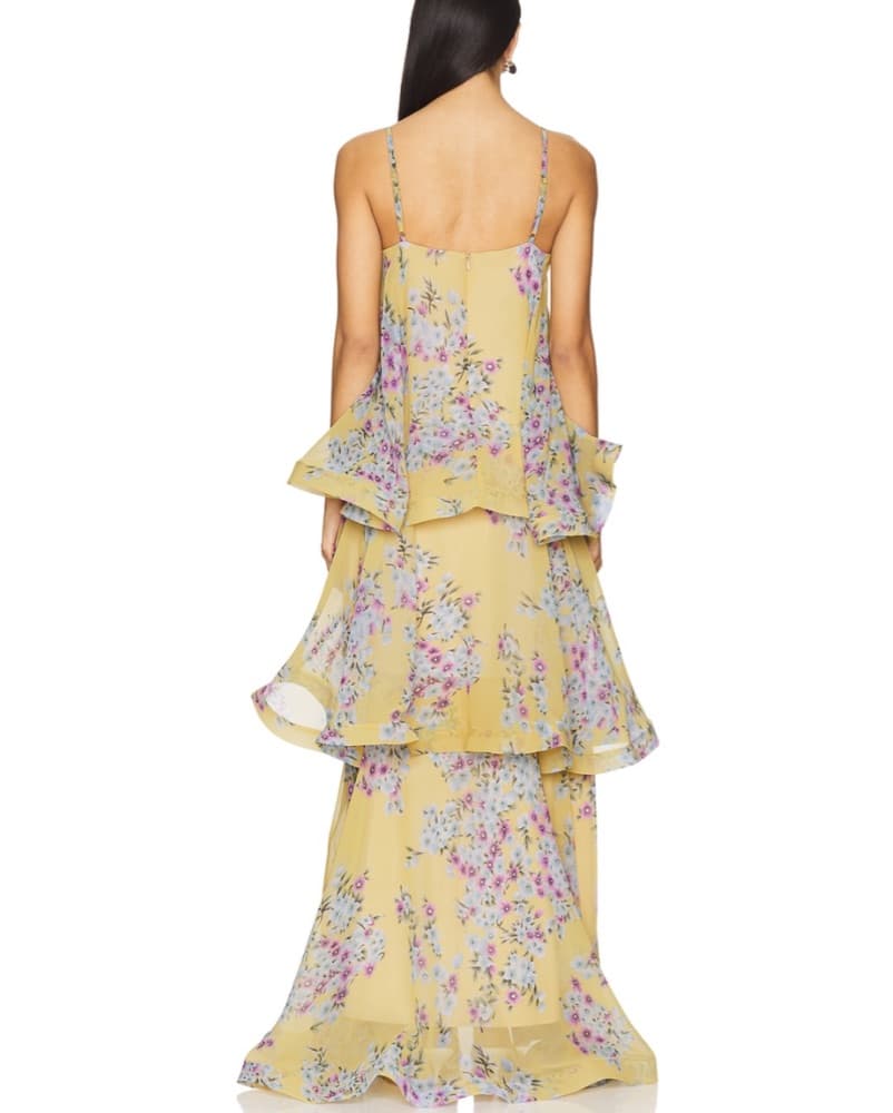 Elliat Armani Maxi In Yellow Floral - Image 4