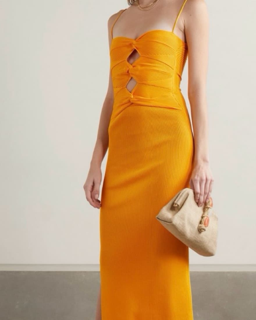 Cult Gaia Honey Dress - Image 4