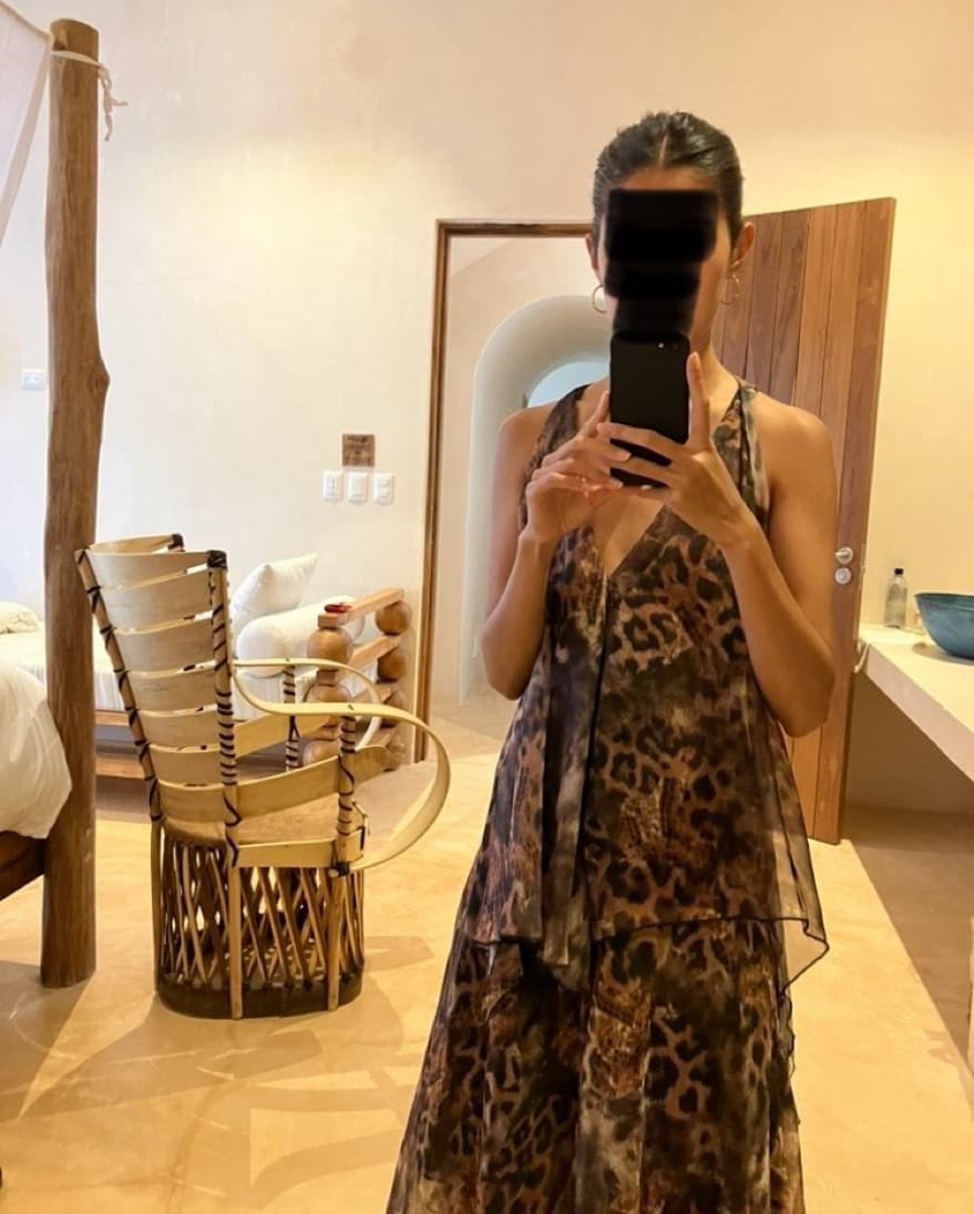 Leopard Vintage Dress - Image 2