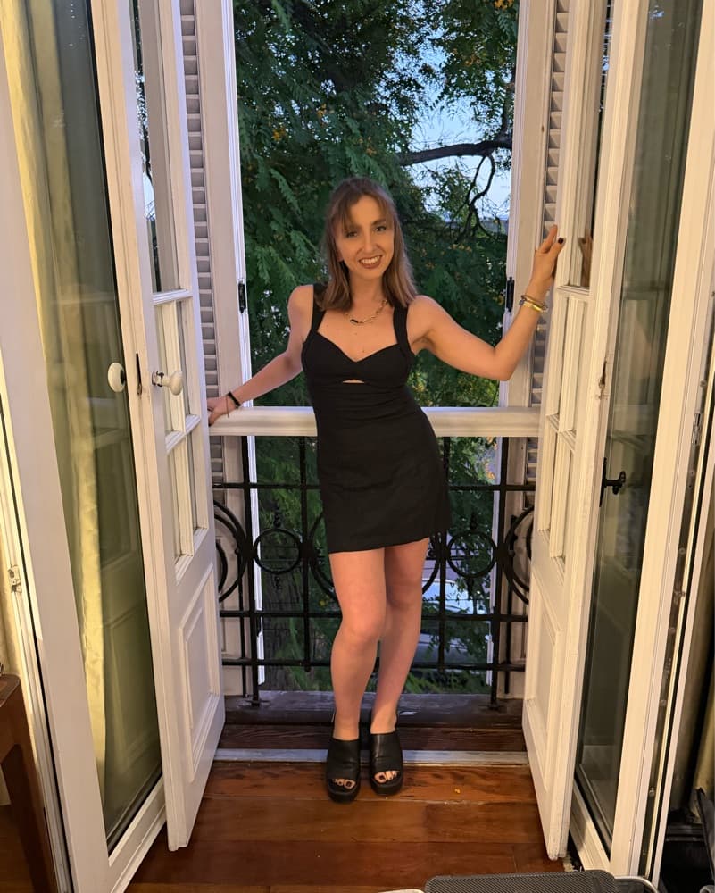 Chic Black Mini Dress - Image 3