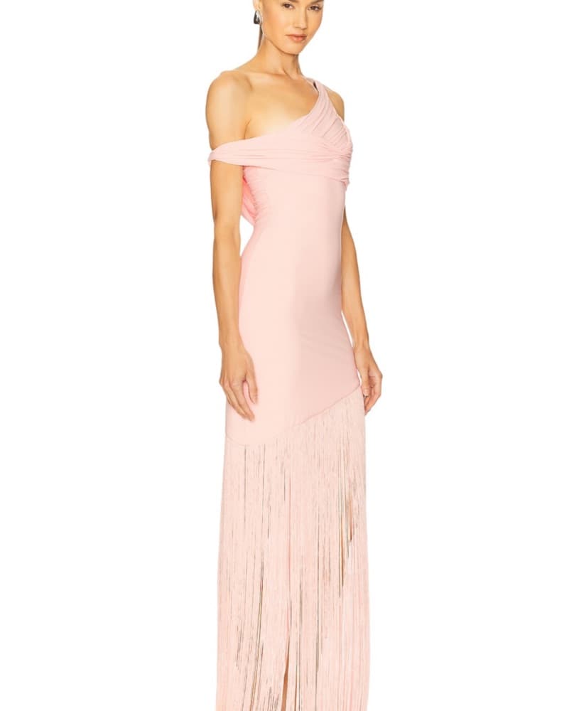 Praia Dress In Baby Pink  - Image 2