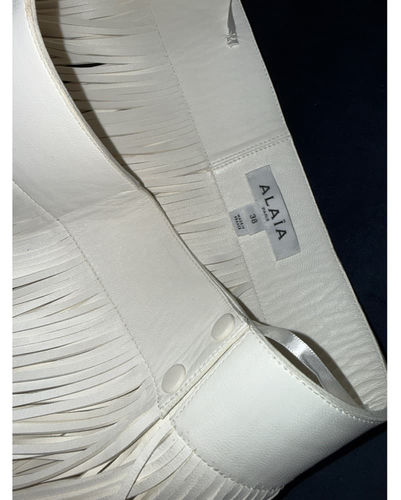 5k Alaia Fringe Bubble Hem Belt - Image 2