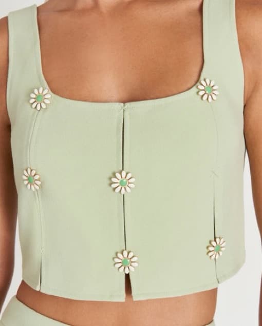Cult Gaia Green Daisy Set - Image 2