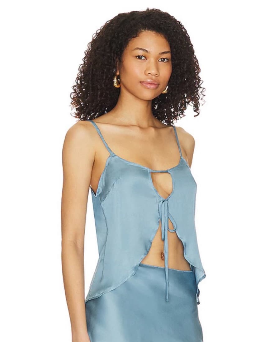 Blue Tie Top - Image 1