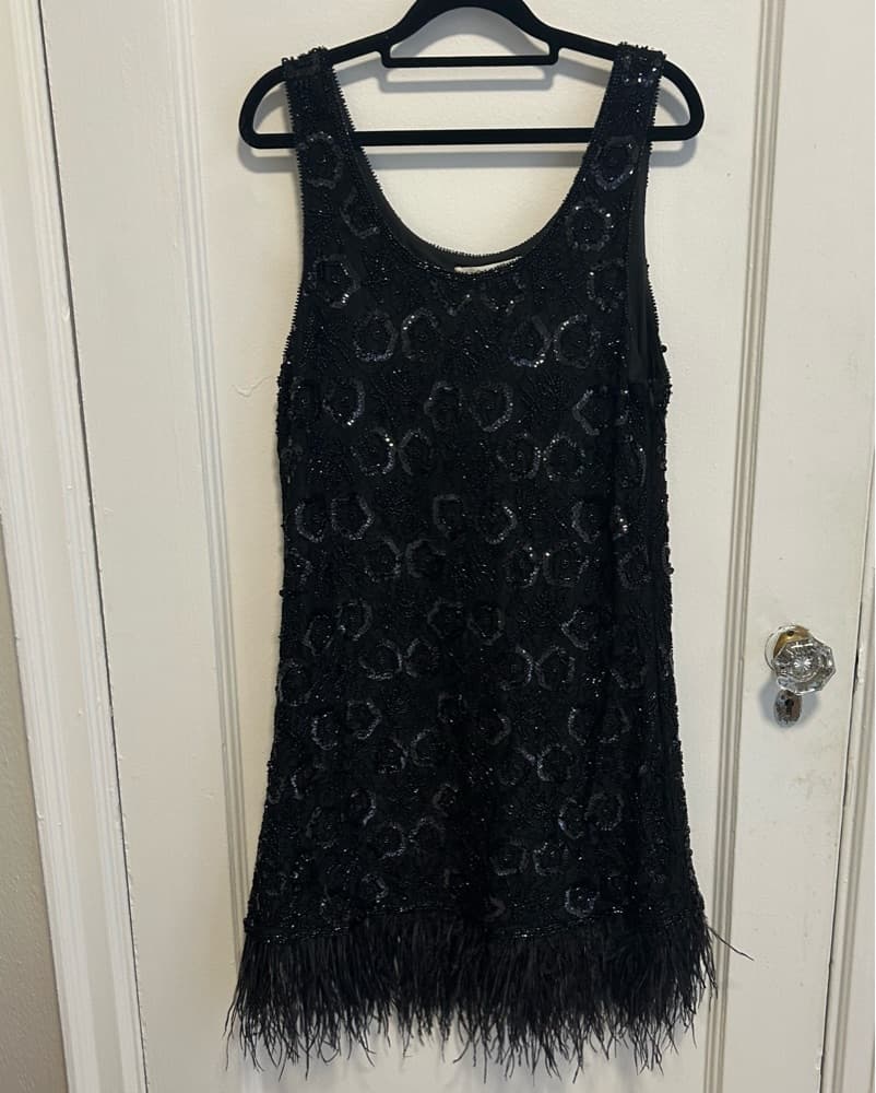 Sea New York Beaded Feather Dress  - Image 4