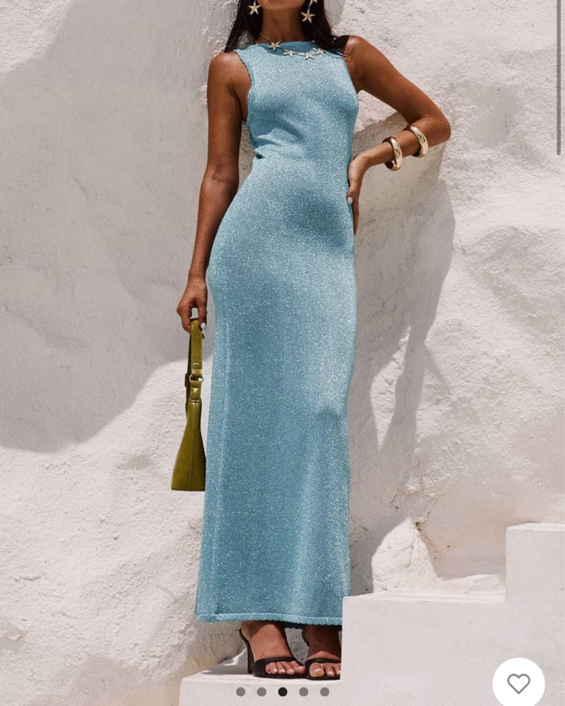 Princess Polly Blue Maxi Dress - Image 2