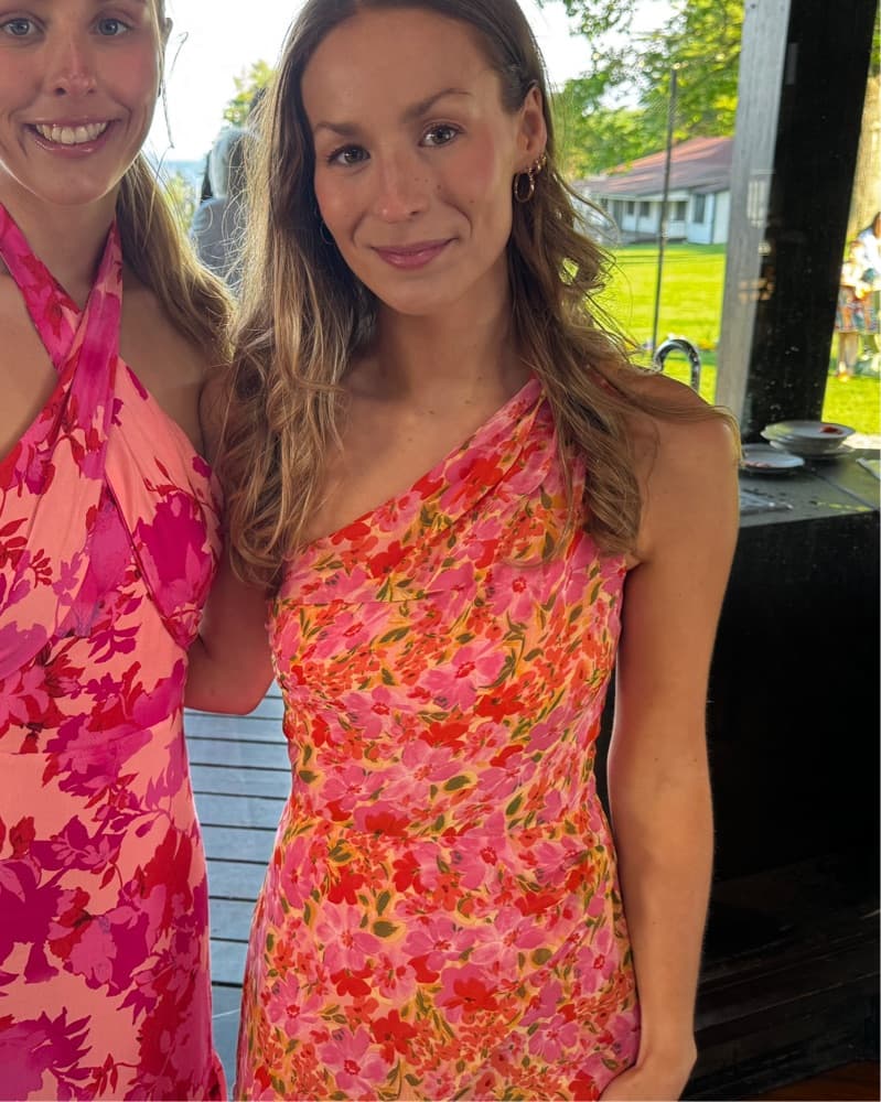 ASTR The Label Pink Floral Dress - Image 2