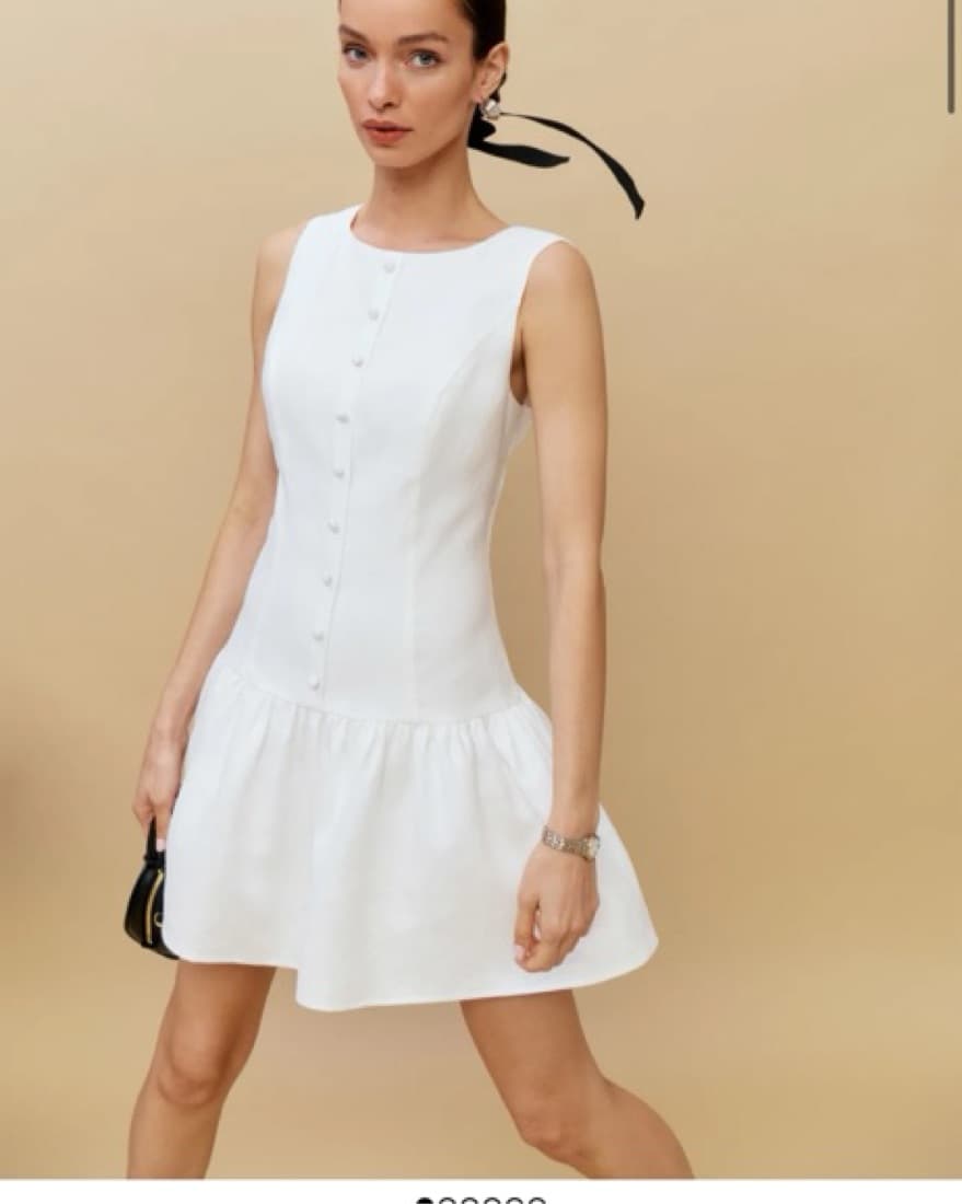 Reformation Keoni Linen Dress - Image 2