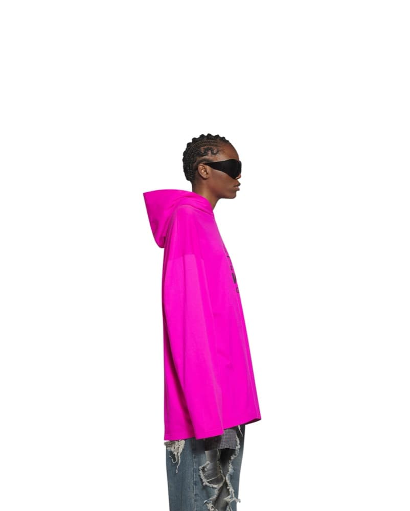 Balenciaga This Is Not Printed Hoodie - Image 3