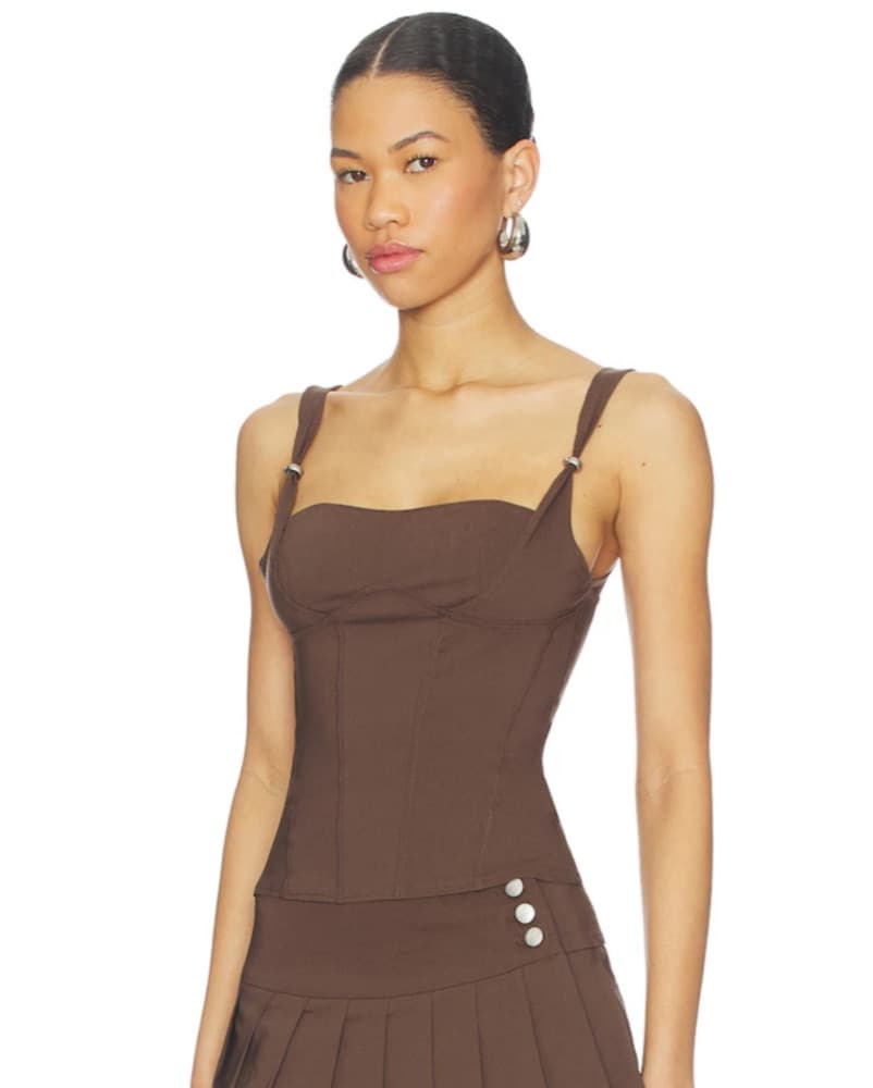 Idez Corset in Brown - Image 2