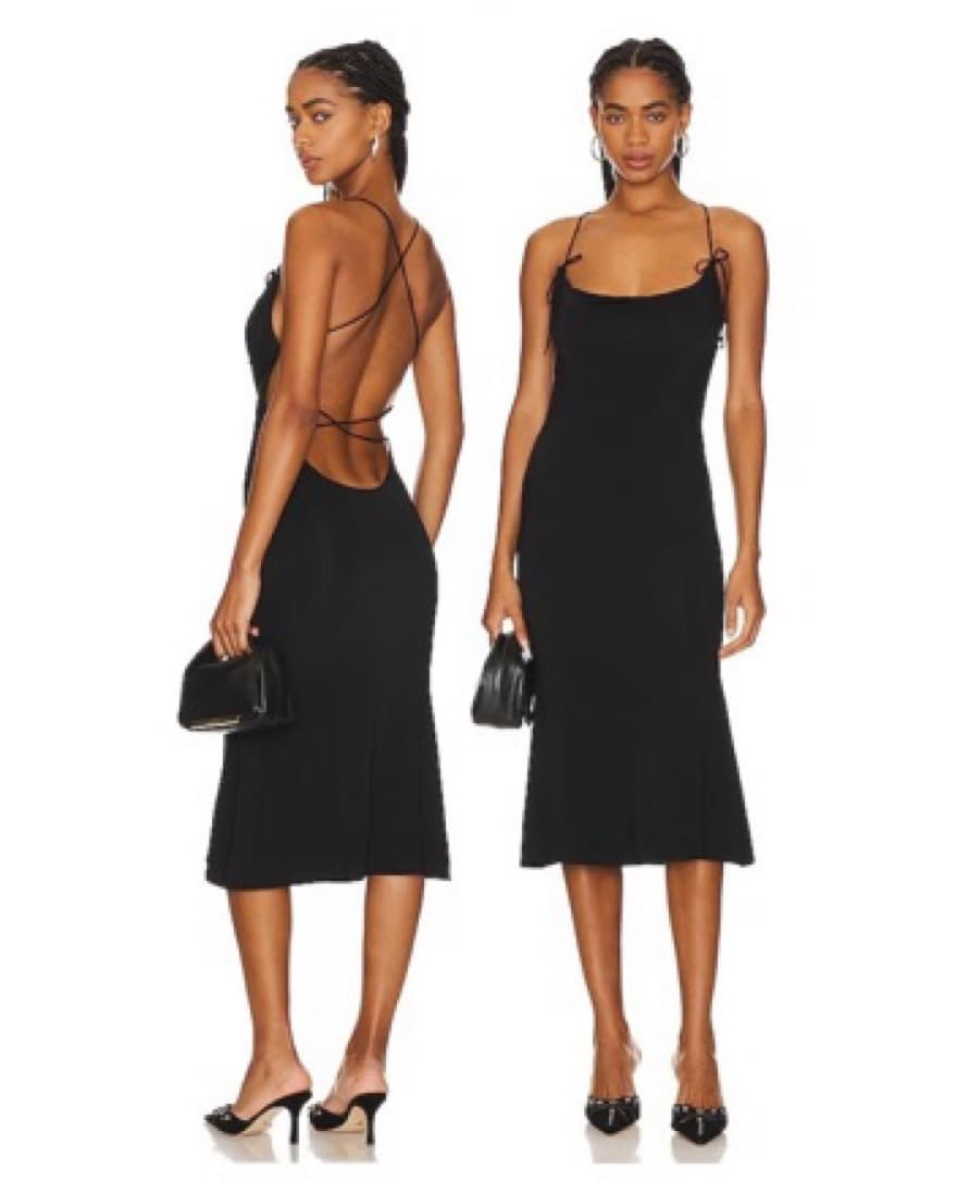 Danielle Guizo Slinky Midi Dress  - Image 1
