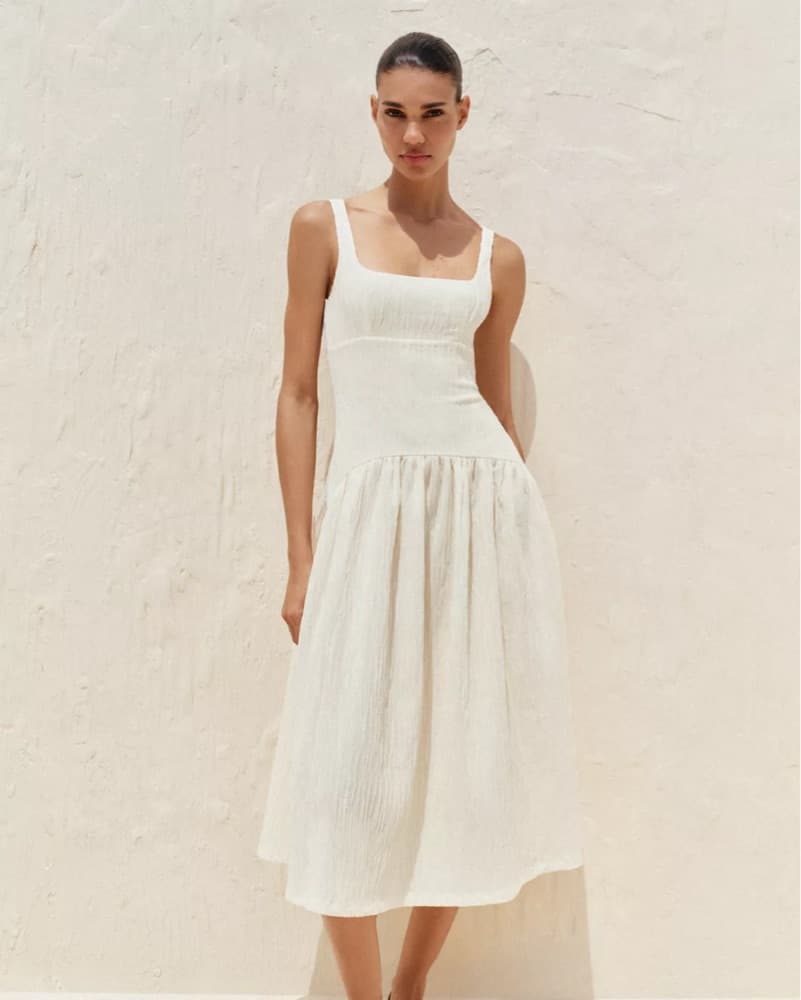 Drop Waist Maxi Dress - Image 1