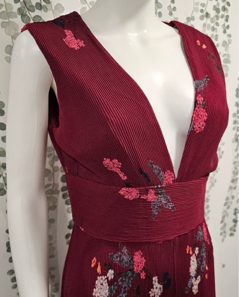 Keepsake Floral Pleated Jumpsuit - Image 3