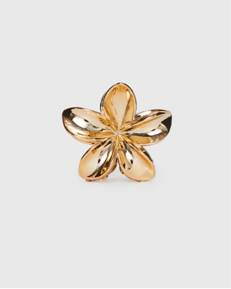 Gold Flower Hair Clip - Image 2