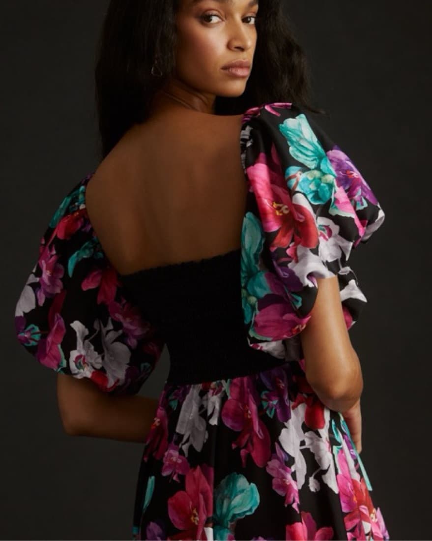Anthropologie Floral Maxi Dress - Image 4