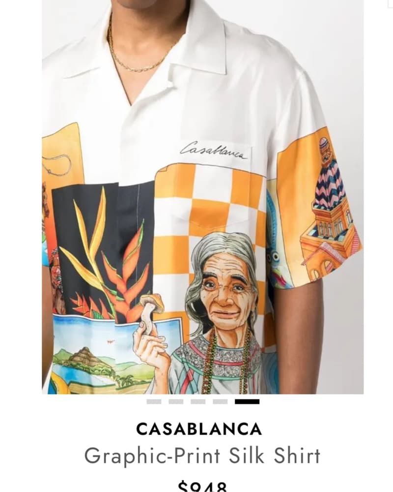 Casablanca Graphic Silk Shirt - Image 2